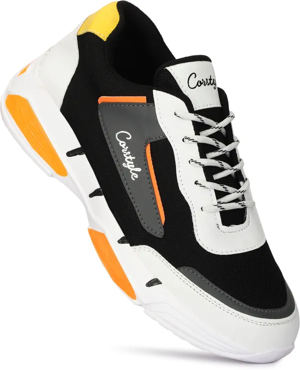 Black_Mesh_Airmix_Round_Tip_Sports_Shoes_For_Men
