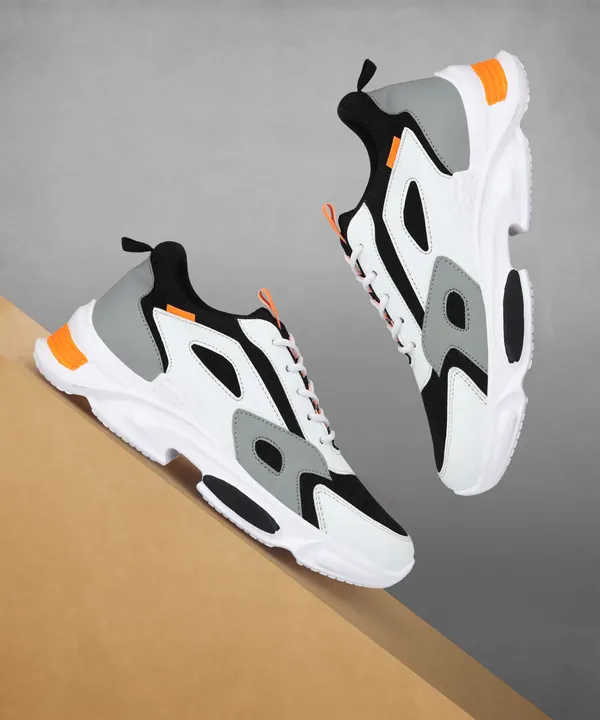 Black_Mesh_Airmix_Round_Tip_Sports_Shoes_For_Men