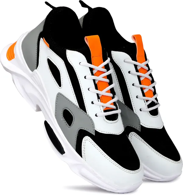Black_Mesh_Airmix_Round_Tip_Sports_Shoes_For_Men