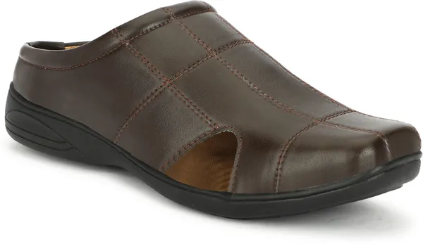 Brown_Synthetic_Leather_Cotton_Cushion_Casual_Sandal_For_Men