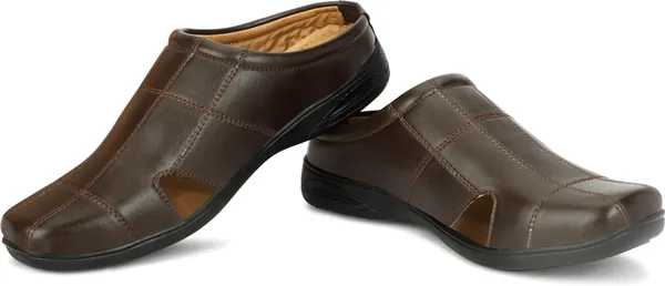 Brown_Synthetic_Leather_Cotton_Cushion_Casual_Sandal_For_Men