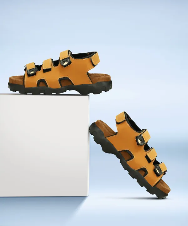Tan_Synthetic_Leather_Cotton_Foam_Casual_Sandal_For_Men