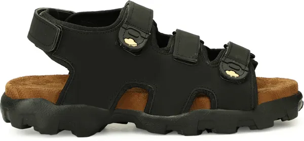 Black_Synthetic_Leather_Cotton_Foam_Casual_Sandal_For_Men