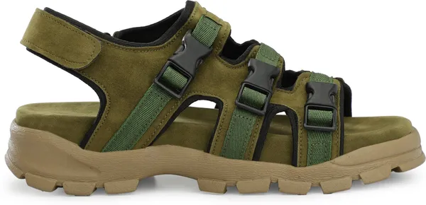 Green_Synthetic_Leather_Cotton_Foam_Casual_Sandal_For_Men
