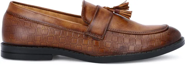 Tan_Synthetic_Leather_Airmix_Round_Tip_Casual_Shoes_For_Men