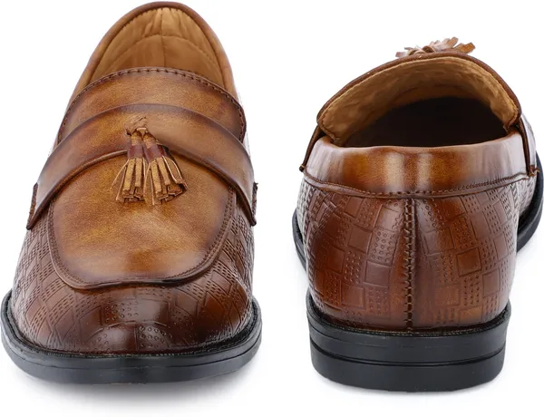 Tan_Synthetic_Leather_Airmix_Round_Tip_Casual_Shoes_For_Men
