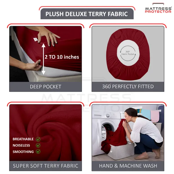 Mattress_Protector_Fitted_King_Size_Breathable,_Stretchable,_Waterproof_Mattress_Cover_(Maroon)