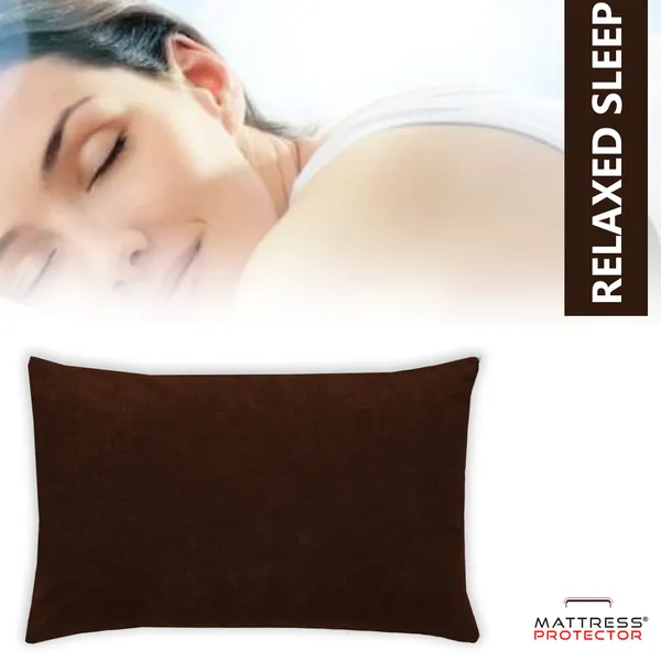 Mattress_Protector_Cotton_Pillows_Cover_(Pack_of_2,_46_cm*72_cm,_Brown)