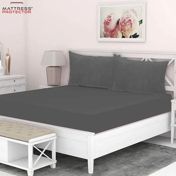 Mattress_Protector_Cotton_Pillows_Cover_(Pack_of_2,_46_cm*72_cm,_Grey)