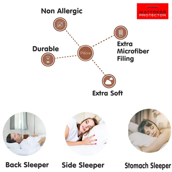 Mattress_Protector_Cotton_Pillows_Cover_(Pack_of_6,_46_cm*72_cm,_Maroon)