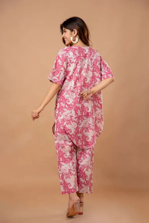 Pink_Floral_Printed_Cotton_Kurta_and_Pant_Co-ord_Set_|_For_Women