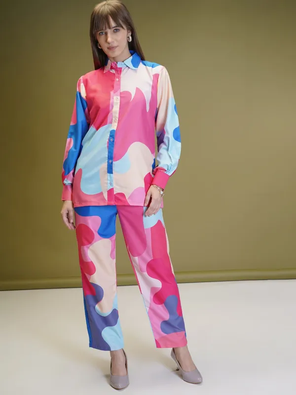 Multicolour_Digital_Printed_Night_Suit_Co-Ord_Set_|_For_Women