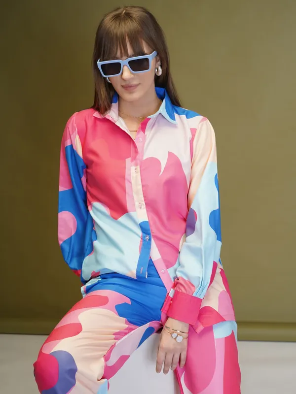 Multicolour_Digital_Printed_Night_Suit_Co-Ord_Set_|_For_Women