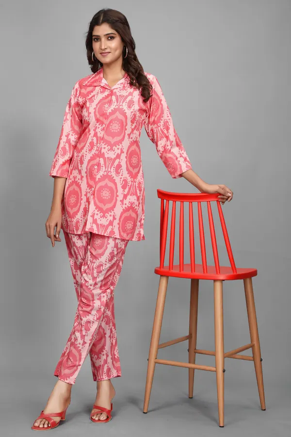 Pink_Digital_Printed_Rayon_Kurta_and_Pant_Co-ord_Set_|_For_Women