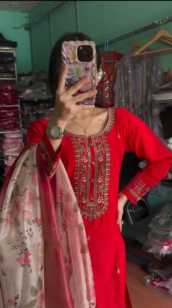 Red_Designerr_Party_Wear_Look_Purechinon_Silk_Top_Bottom_&_Dupatta_Set_For_Women