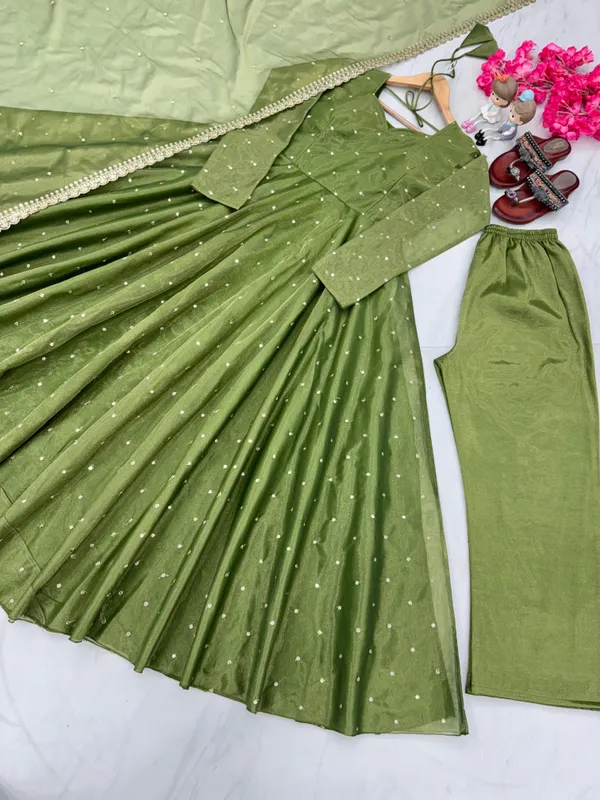 Parrot_Premium_Designer_Readymade_Anarkali_Gown__For_Women
