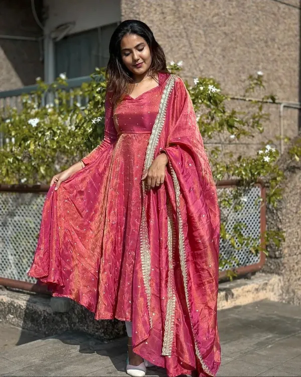 Pink_Premium_Designer_Readymade_Anarkali_Gown__For_Women