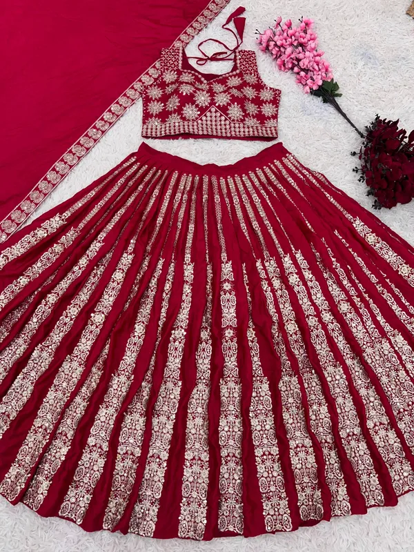 Pink_Wedding_Lehenga_Choli_With_Full_Heavy_Embroidery_Sequence_Work_For_Women