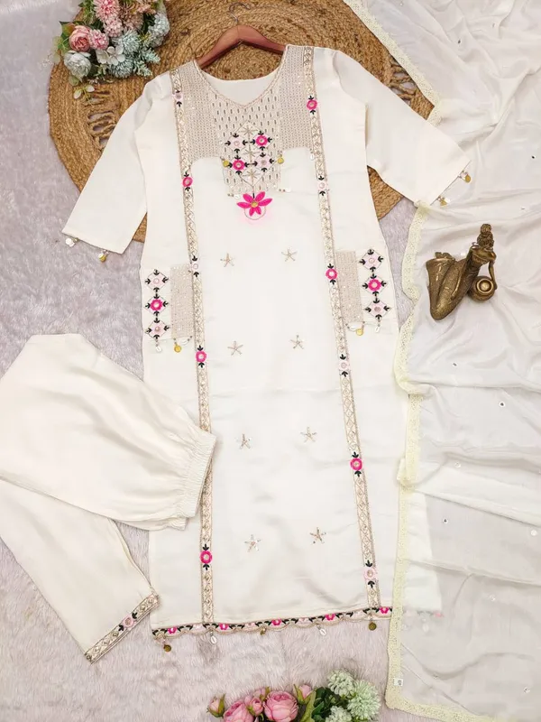 WHITE_beautifully_Crafted_Pure_Roman_Silk_Suits_