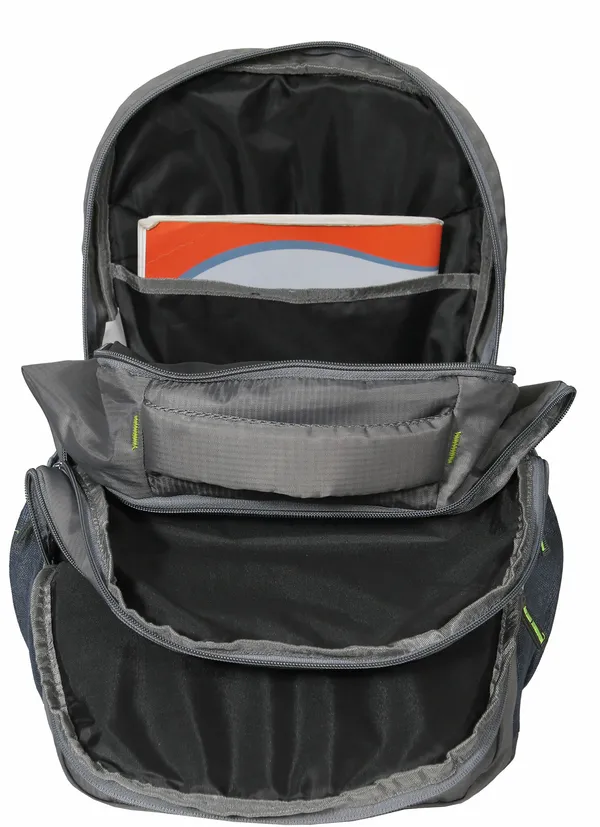 Grey___Solid_Backpack_For_Men_&_Women_-_(19H_x_13W_x_8D_Inch)_-_Polyester_Fabric