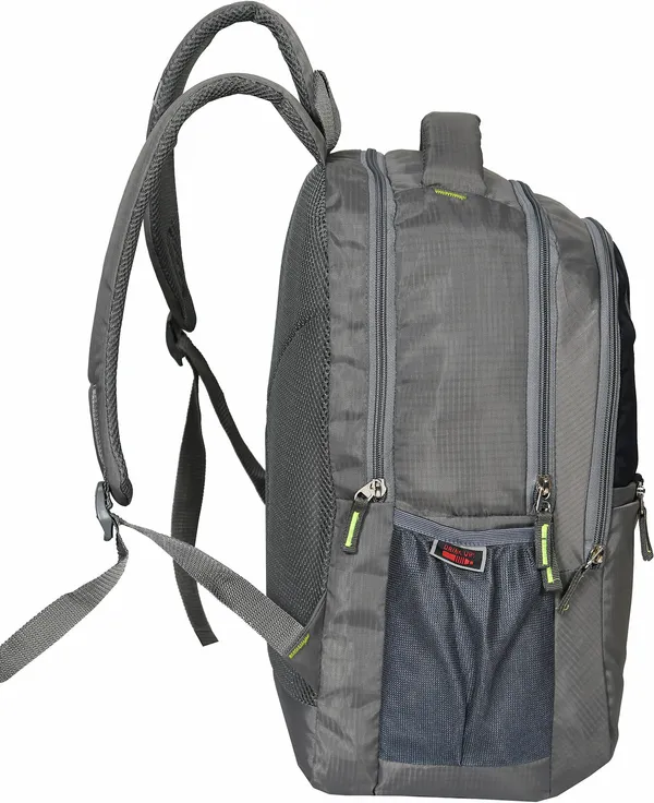 Grey___Solid_Backpack_For_Men_&_Women_-_(19H_x_13W_x_8D_Inch)_-_Polyester_Fabric