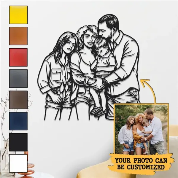 Custom_Family_Portrait_Metal_Sign,_Family_Photo_Sign,_Couple_Gift,_Family_Portrait,_Anniversary_Gift,_Wedding_Wall_Art,_Home_Decor