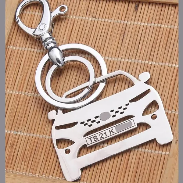 RoiDes_Arts_1.75mm_Thick_Customized_Car_Key_Chain_Your_Car_No._Plate_on_Your_Any_Car_Model_Keychain