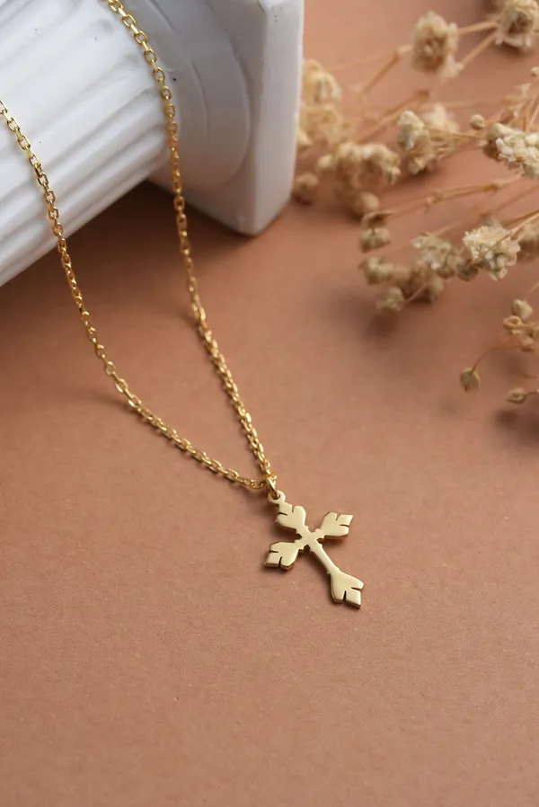 RoiDes_Arts_Custom_Cross_Necklace,_Gold_Chain_with_Cross_Pendant,_Religious_Jewelry