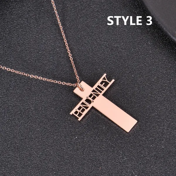 RoiDes_Arts_Custom_Cross_Necklace,_Rose_Gold,_Brass,_45_cm_Chain_Length,_Modern_Style,_Personalized_Religious_Jewelry