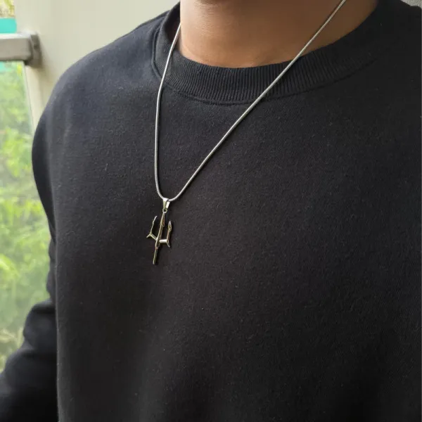 TRIDENT_PENDANT_WITH_CHAIN_(SILVER)