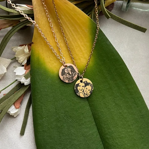 RoiDes Arts Personalized Photo Engraved Necklace Custom Gift for Loved Ones Price in India Buy RoiDes Arts Personalized Photo Engraved Necklace Custom Gift for Loved Ones online at undefined