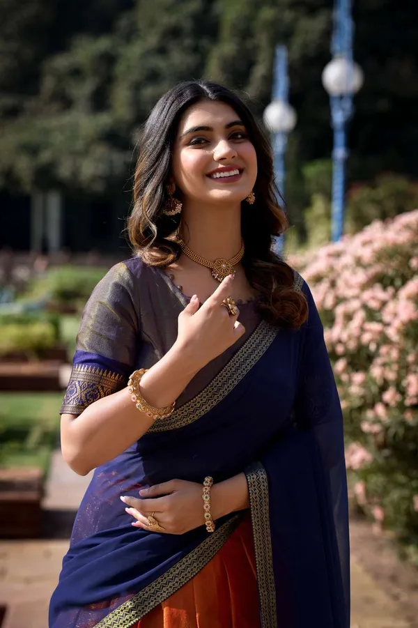 Kanjivaram_Silk_Zari_Half_Lehenga_Saree_With_Blouse_And_Dupatta