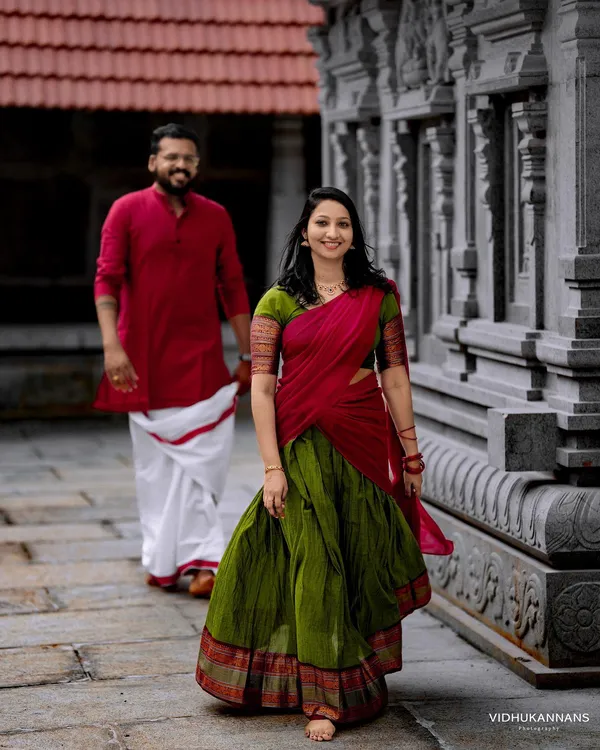Kanjivaram_Silk_Zari_Half_Lehenga_Saree_With_Blouse_And_Dupatta