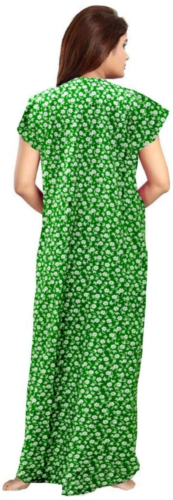 Pack_of_2_Pure_Cotton_Printed_Nighty_For_Women_|_Green_&_Pink