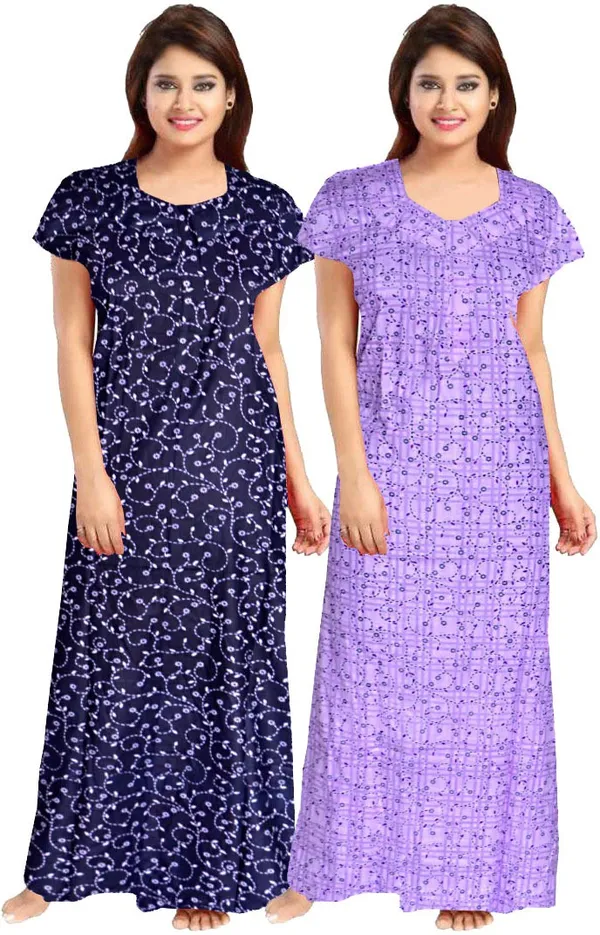 Pack_of_2_Pure_Cotton_Printed_Nighty_For_Women_|_Multicolor