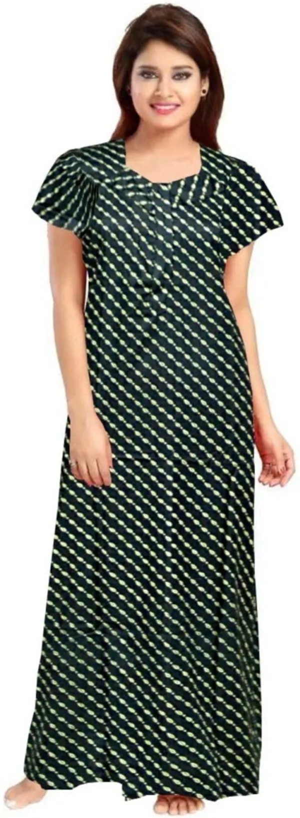 Green_Cotton_Printed_Long_Nighty_For_Women
