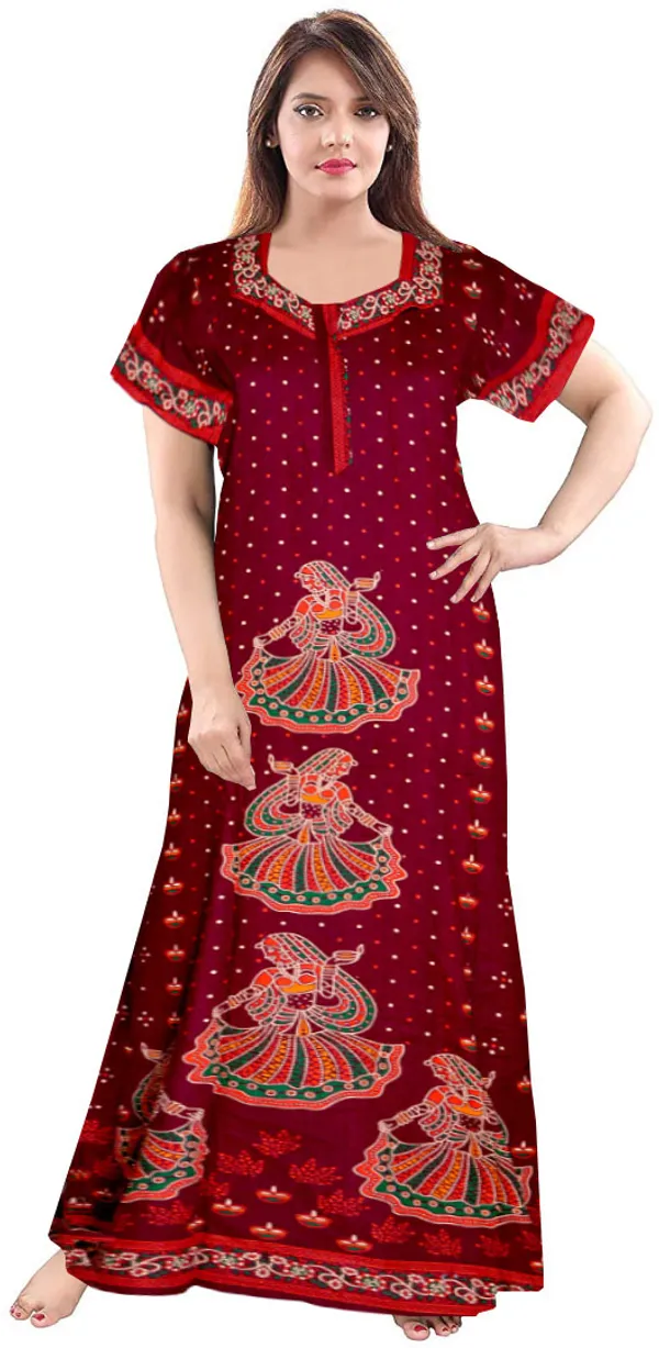 Pack_of_2_Pure_Cotton_Printed_Nighty_For_Women_|_Multicolor