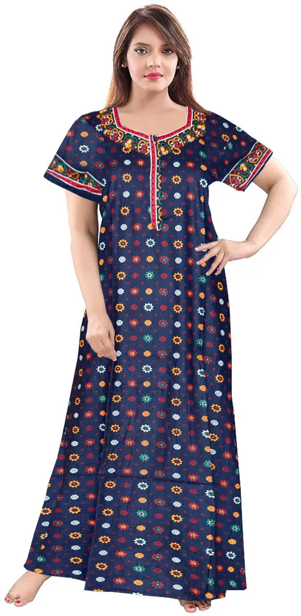 Pack_of_2_Pure_Cotton_Printed_Nighty_For_Women_|_Multicolor