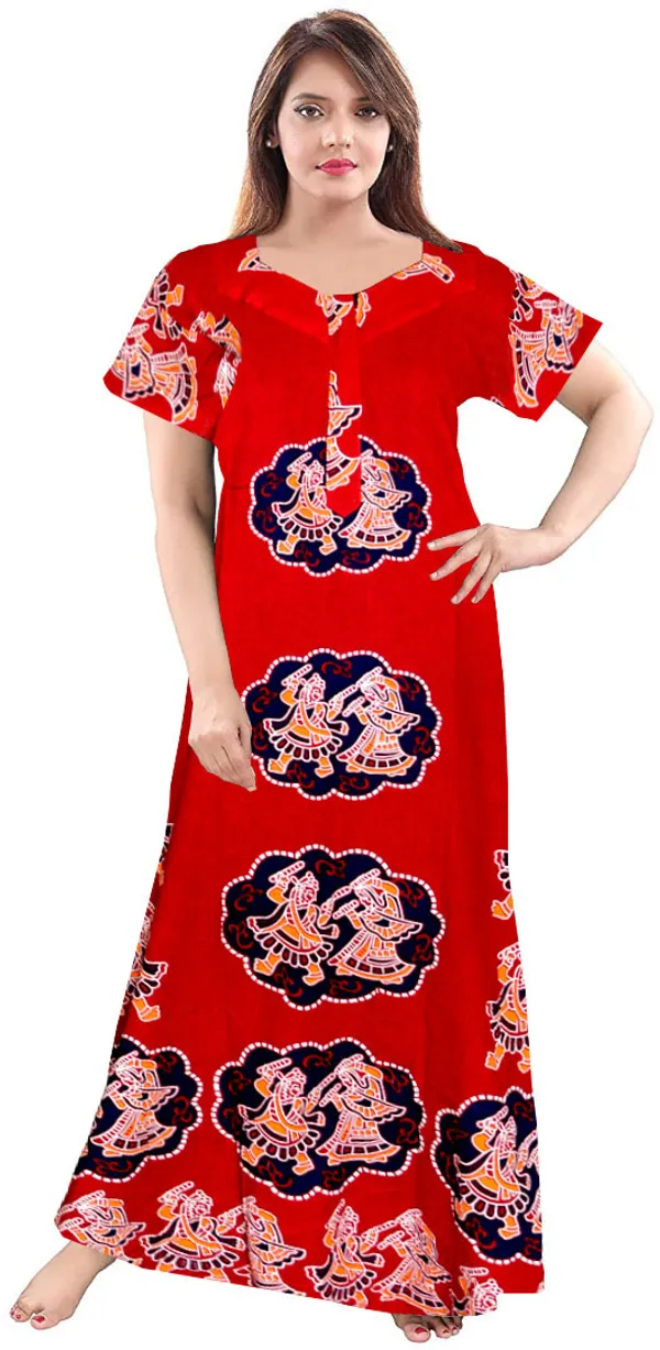 Pack_of_2_Pure_Cotton_Printed_Nighty_For_Women_|_Multicolor