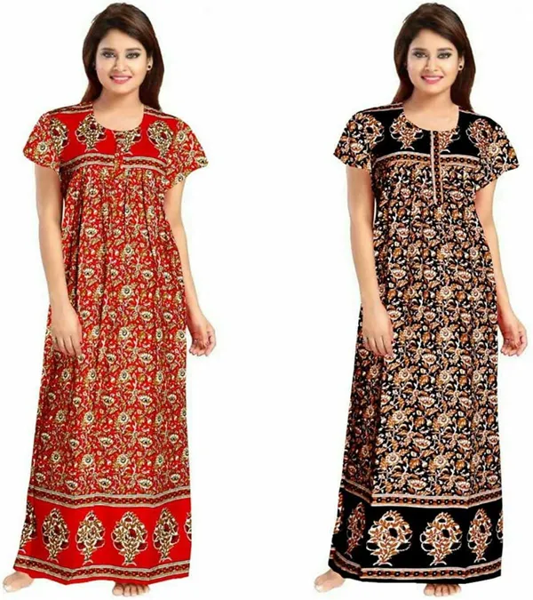 Pack_of_2_Cotton_Printed_Long_Nighty_For_Women_|_Black