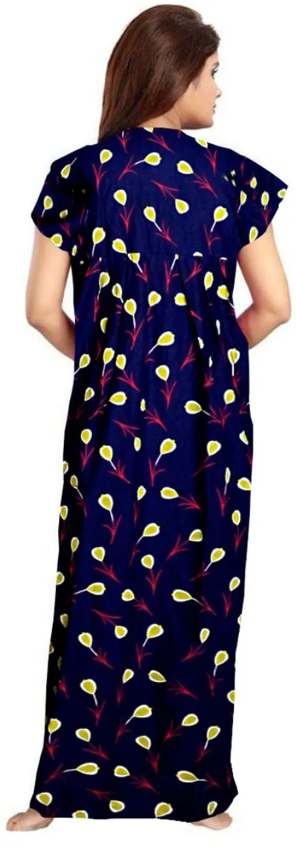 Pack_of_2_Cotton_Printed_Nighty_For_Women_|_Brown_&_Blue