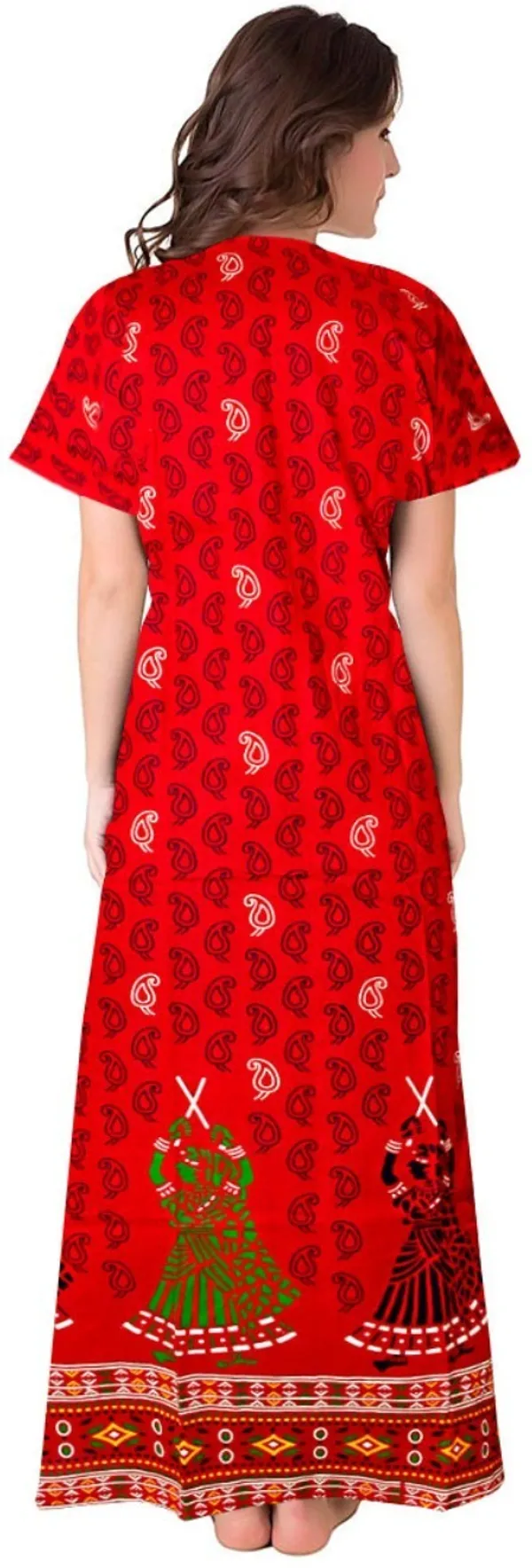 Pack_of_2_Cotton_Printed_Long_Nighty_For_Women_|_Green_&_Red
