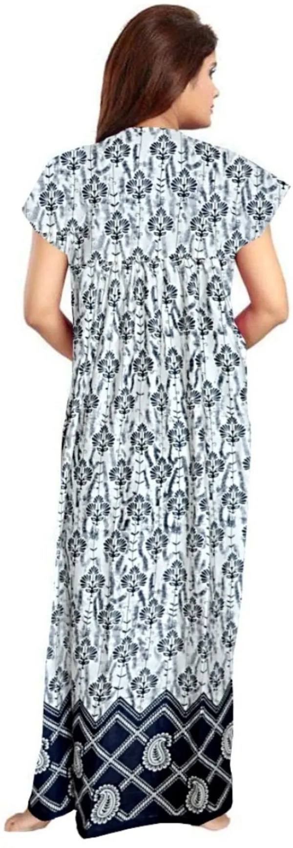 Pack_of_2_Cotton_Printed_Long_Nighty_For_Women_|_Orange_&_White