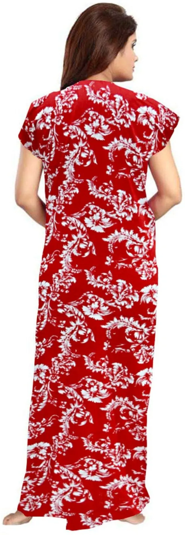 Pack_of_2_Cotton_Printed_Nighty_For_Women_|_Red_&_Blue