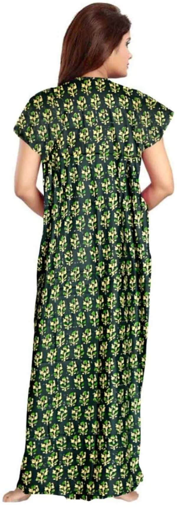 Pack_of_2_Cotton_Printed_Long_Nighty_For_Women_|_Purple_&_Green