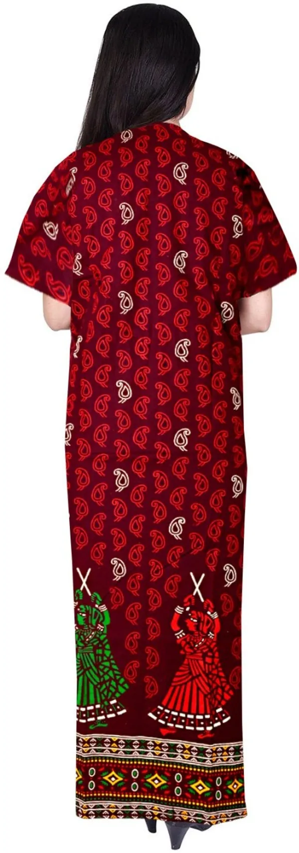 Pack_of_2_Cotton_Printed_Long_Nighty_For_Women_|_Maroon_&_Grey