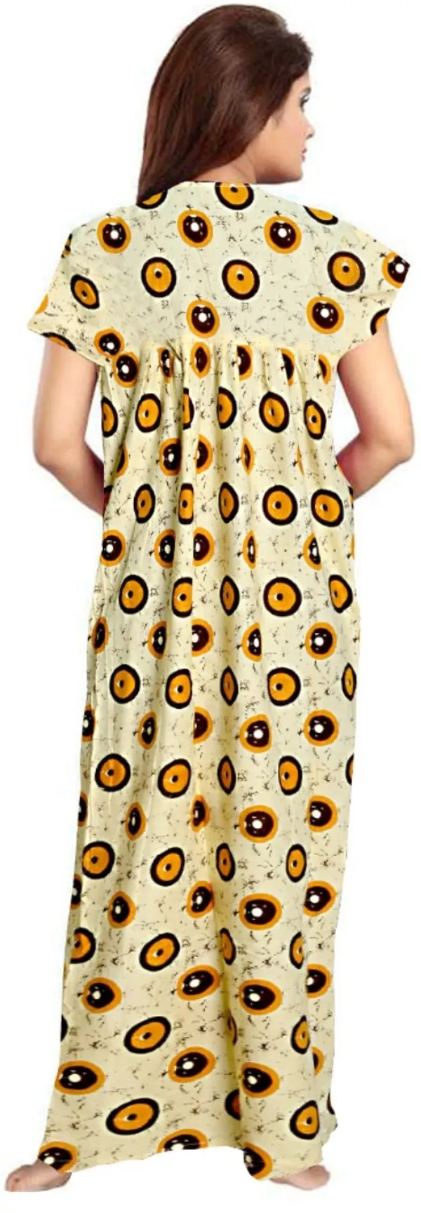 Pack_of_2_Pure_Cotton_Printed_Nighty_For_Women_|_Black_&_Yellow