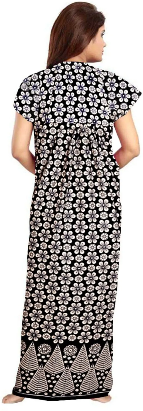 Pack_of_2_Pure_Cotton_Printed_Nighty_For_Women_|_Red_&_Black