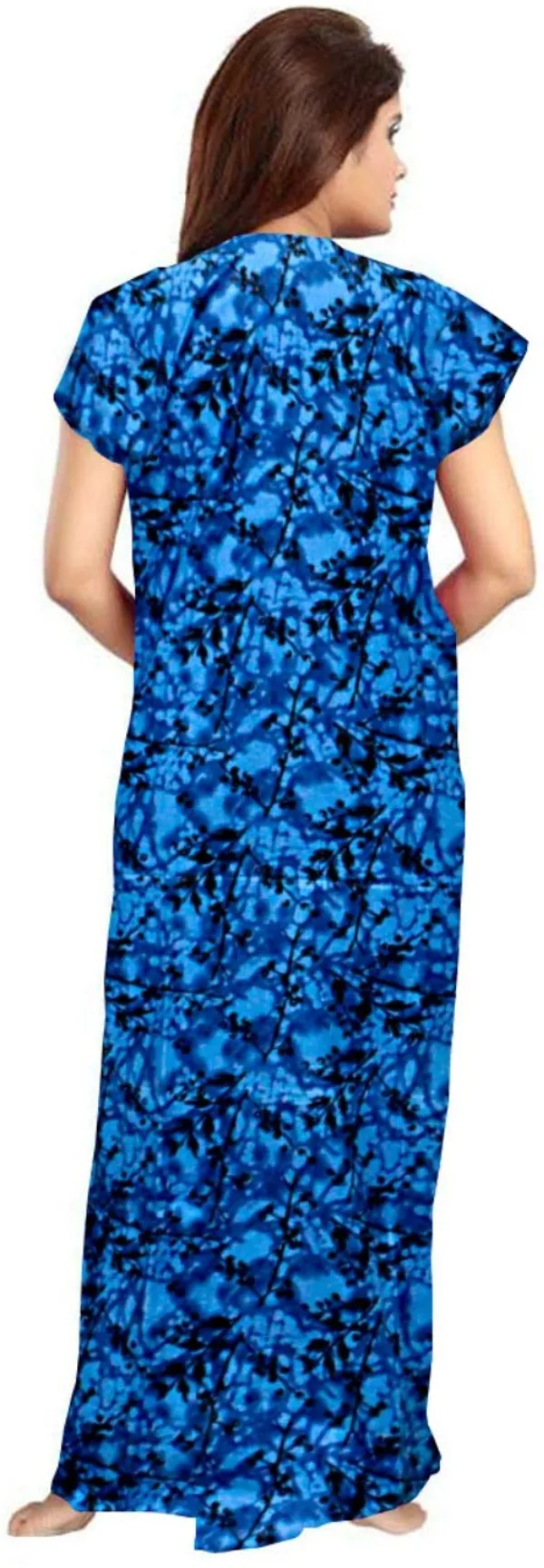 Pack_of_2_Pure_Cotton_Printed_Nighty_For_Women_|_Red_&_Blue