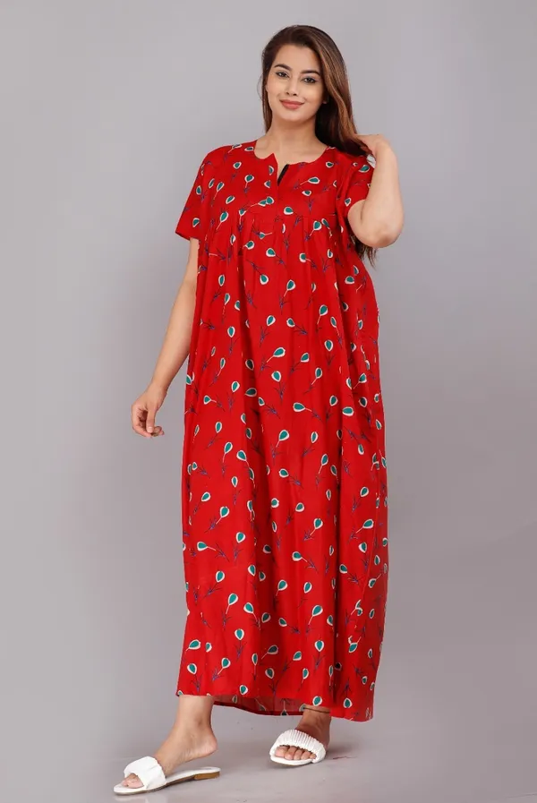Pack_of_2_Pure_Cotton_Printed_Nighty_For_Women_|_Multicolor